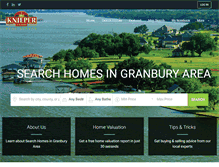 Tablet Screenshot of granburyhomefinder.com